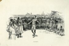 Enslaved people dancing in Congo Square