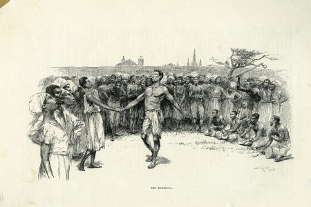 Enslaved people dancing in Congo Square