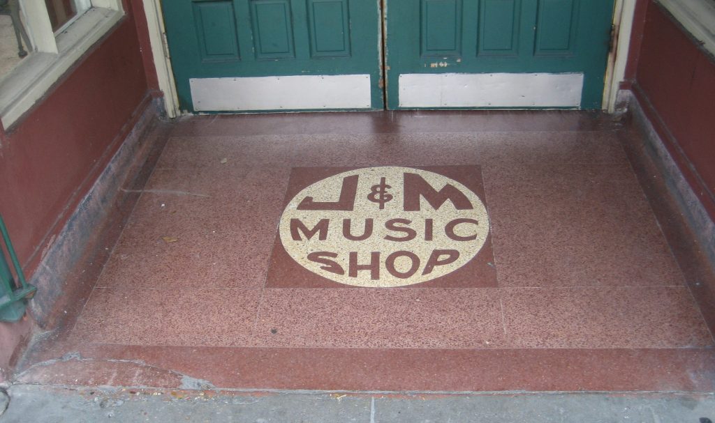 J&M Recording Studio New Orleans Music Map